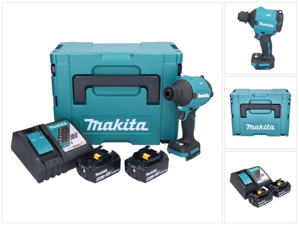 Makita DAS 180 RMJ Akku Gebläse 18 V Brushless + 2x Akku Produktbild 
