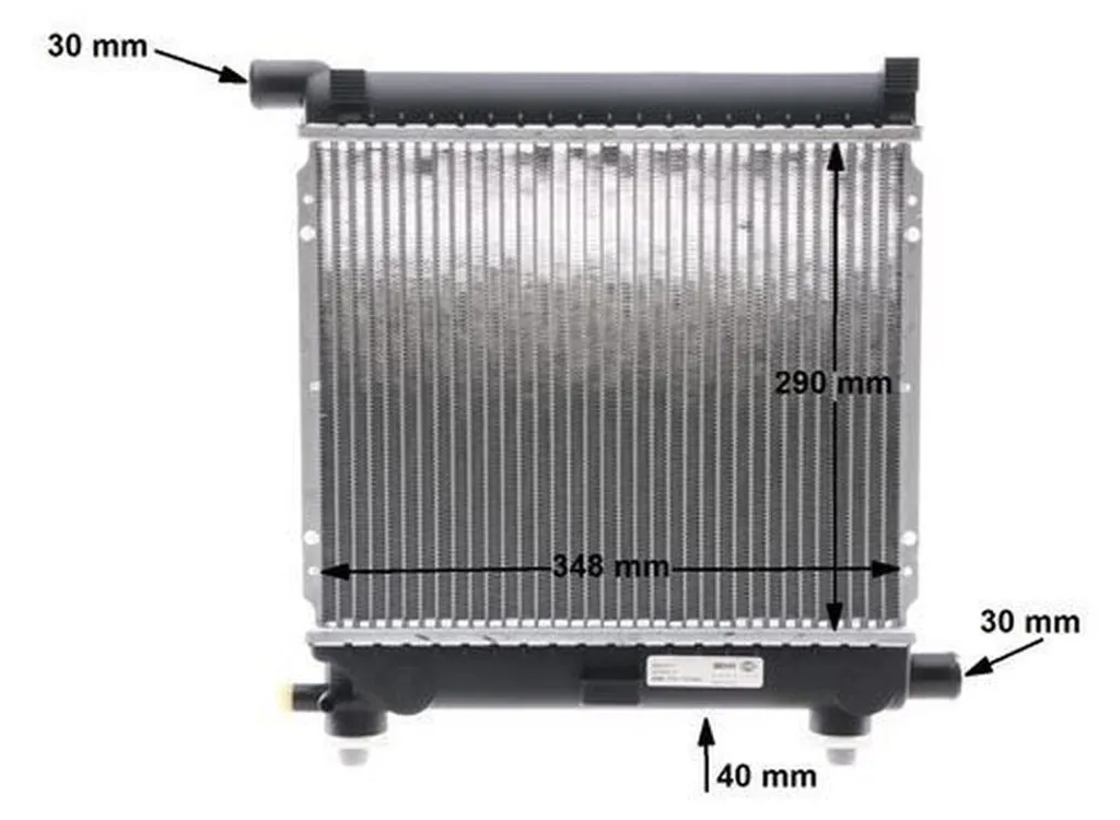 Évitez la surchauffe avec le radiateur moteur MAHLE CR 235 000S fiable