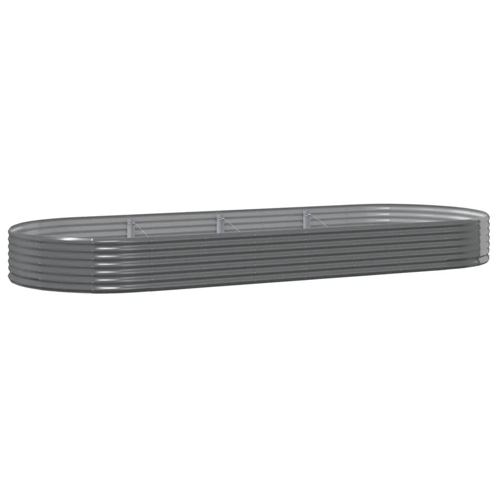Letto rialzato Acciaio verniciato a polvere 373x140x36 cm Immagine del prodotto 