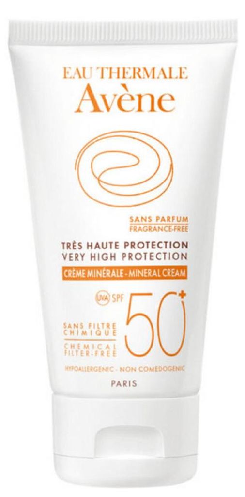 Avene Mineral Cream SPF 50+, Sonnenschutzcreme, Gesicht, Produktbild 