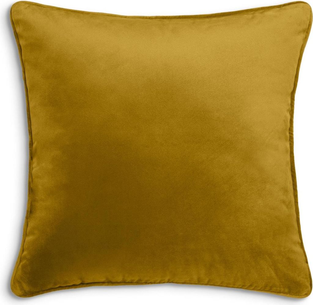 Heckett and Lane Velours Original Dekokissen 48x48 Amber Gold Dekokissen 48x48 Amber-Gold Uni