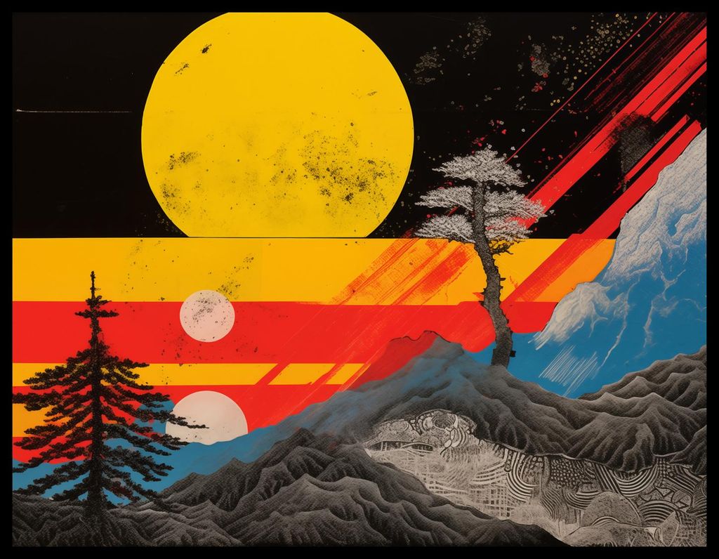 Poster 65x50cm Bergtransformation