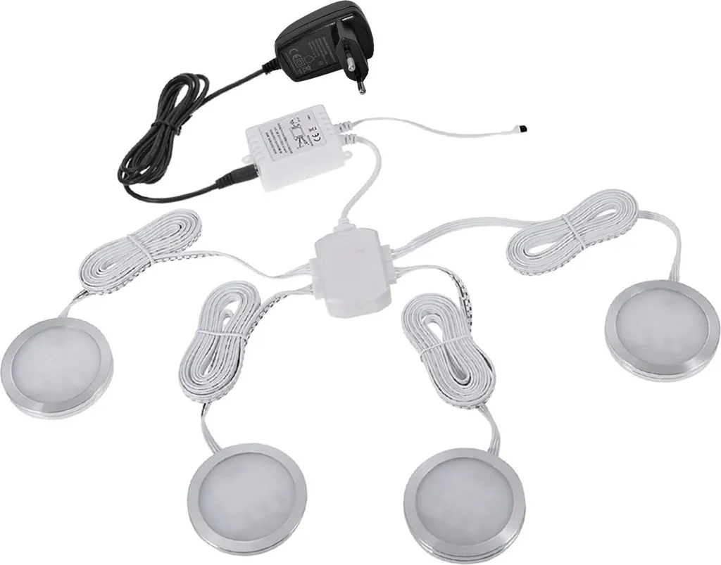 Éclairage LED Cuisine sous Placard RGB avec Télécommande - Kit de 4 - 2