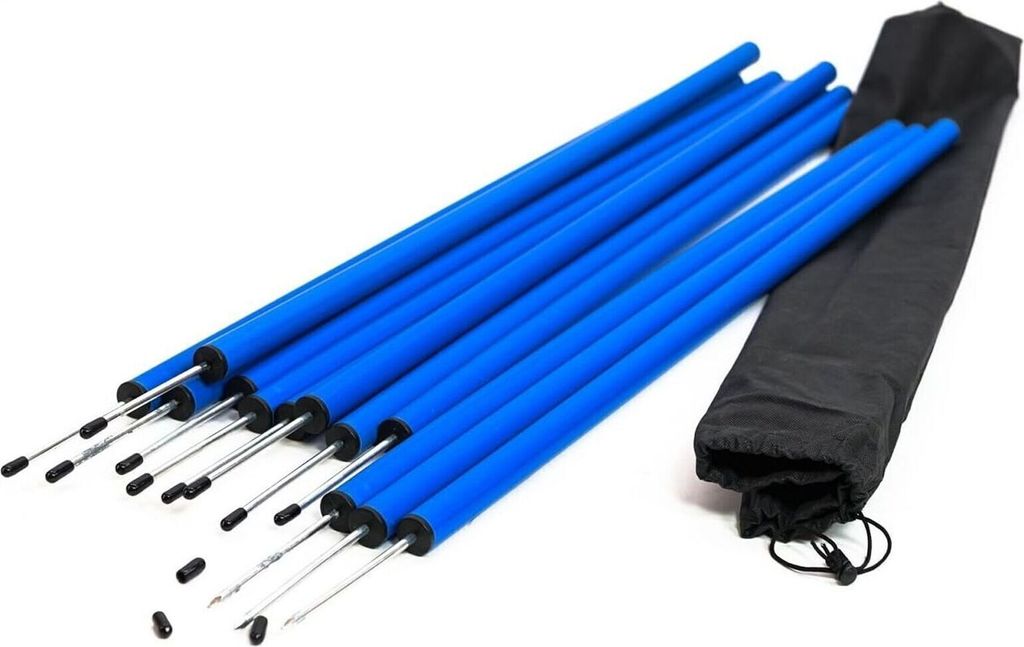 Hundetrainingsset, Slalomstangen, Agility-Set für Hunde, Hundesport