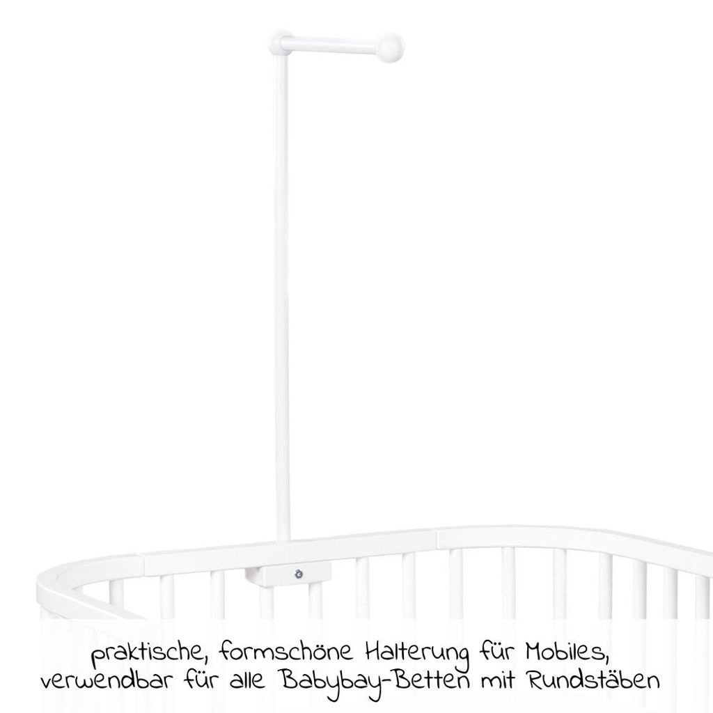 babybay Mobilehalterung für alle Modelle mit Rundstäben - Produktbild 4