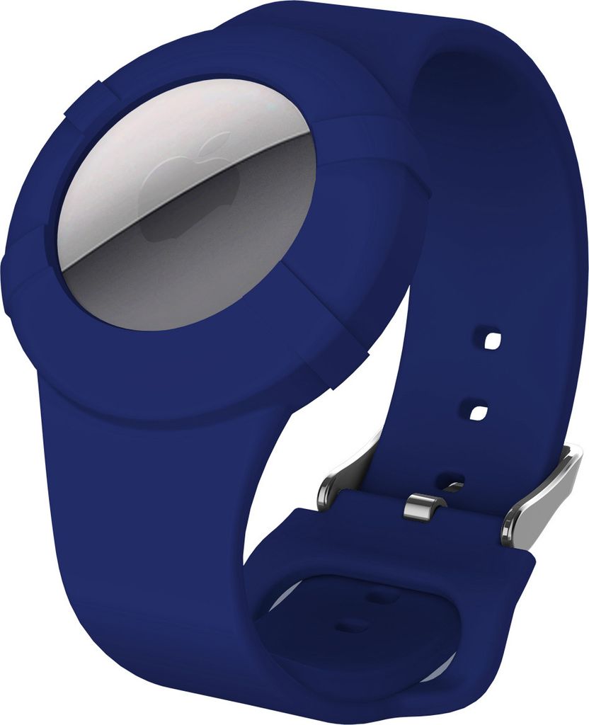 INF Silikon-Schutzhülle für Apple AirTag Blau S