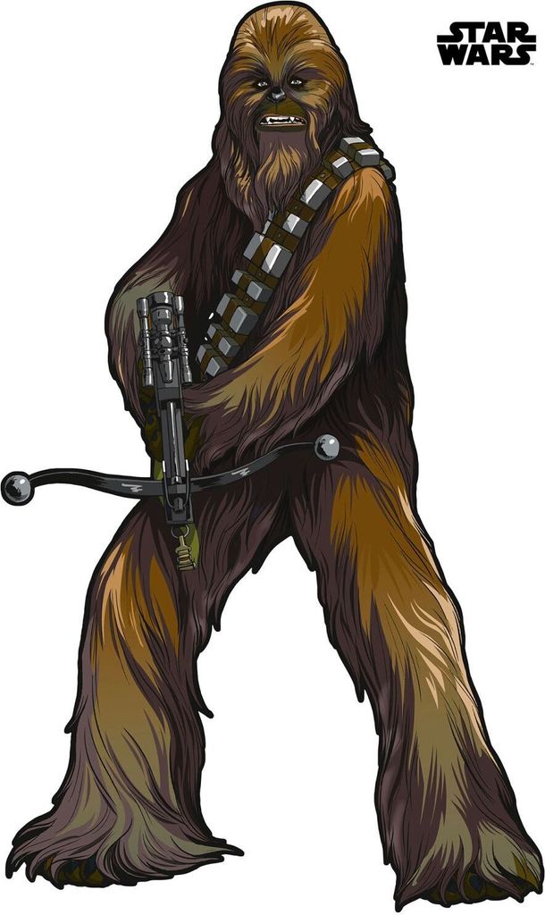 Disney Wandtattoo Star Wars Chewbacca XXL Braun - 612421 - 127 x 200 cm