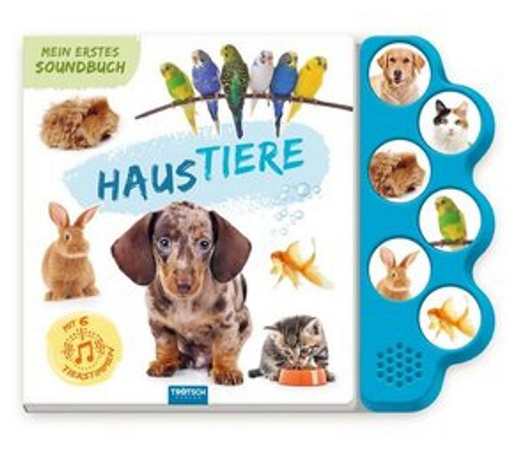 TRÖTSCH - Soundbuch Mein erstes Soundbuch Haustiere| Ab 1,5 Immagine del prodotto 