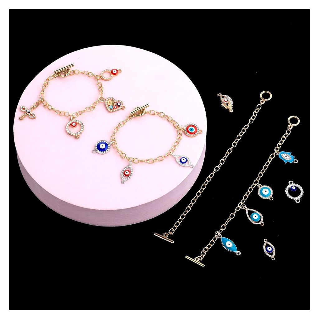 12 Stück Armbänder zur Schmuckherstellung, Damen Handketten mit OT-Schnallen für DIY-Armbänder
