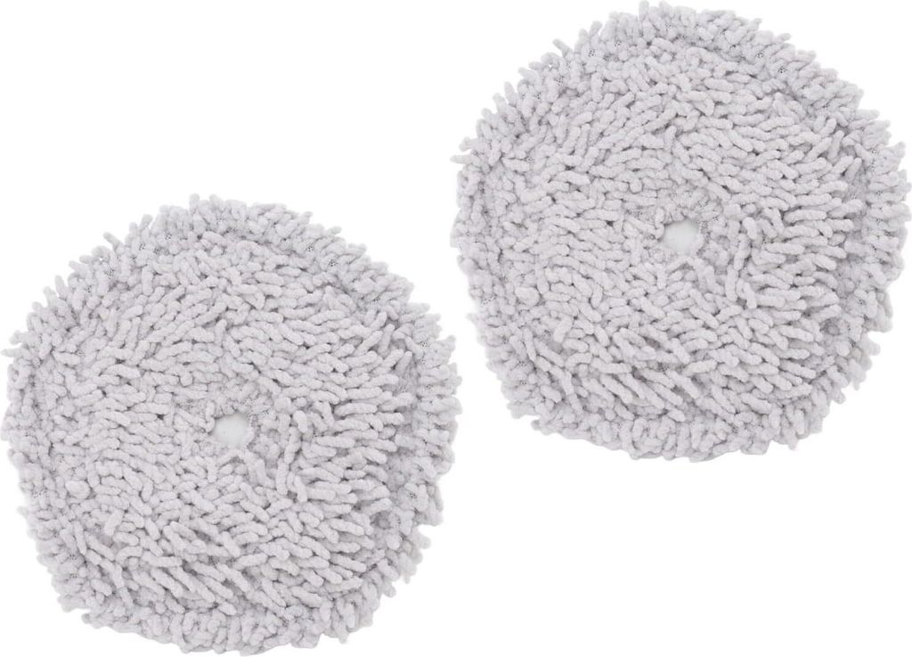 Health Gear 2 Stück Ersatz-Wischpads, Kehrmaschinen-Reinigungstuch, Staubsauger-Pad-Ersatzteile, Halterung für Kehrroboter mit Teilen, Starke Was...