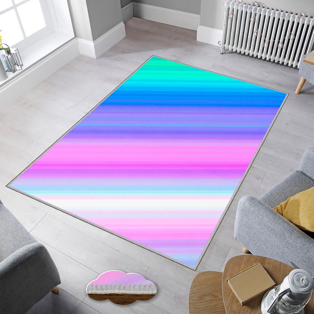Conceptum Hypnose, Wookece490, Teppich (160 x 230), 100 % POLYESTER, Rosa, 160 x 230 cm