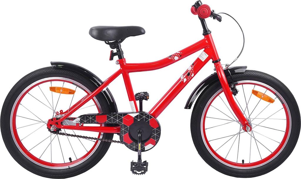 Kinderfahrrad 20 Zoll für 6-11 Jahre alt Rot
