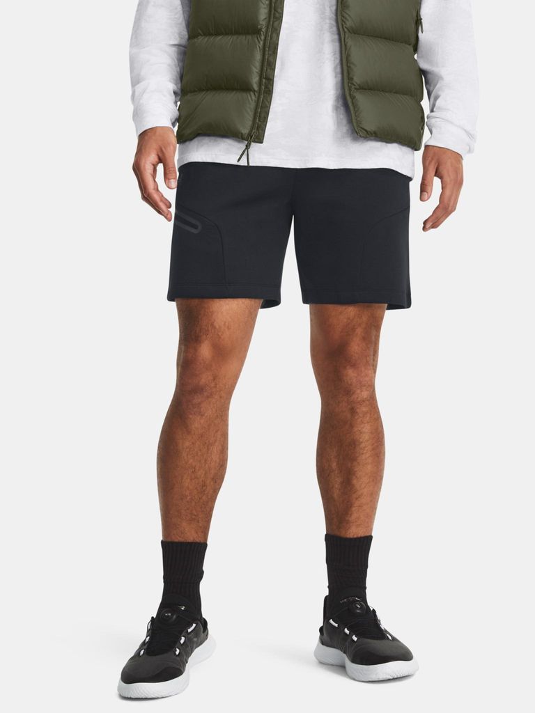 Under Armour Ua Unstoppable FLC Shorts - Schwarz 1379809-001__MD