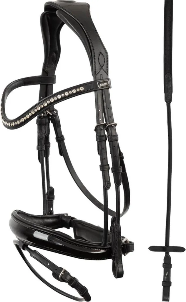 Bridon Anti-Pression ANKY ATH19002 Comfort Fit Noir contre les Frottements