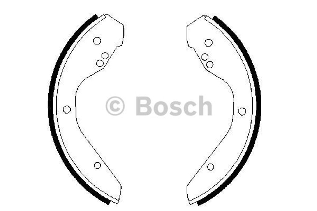 Bosch Bremsbackensatz 0 986 487 386