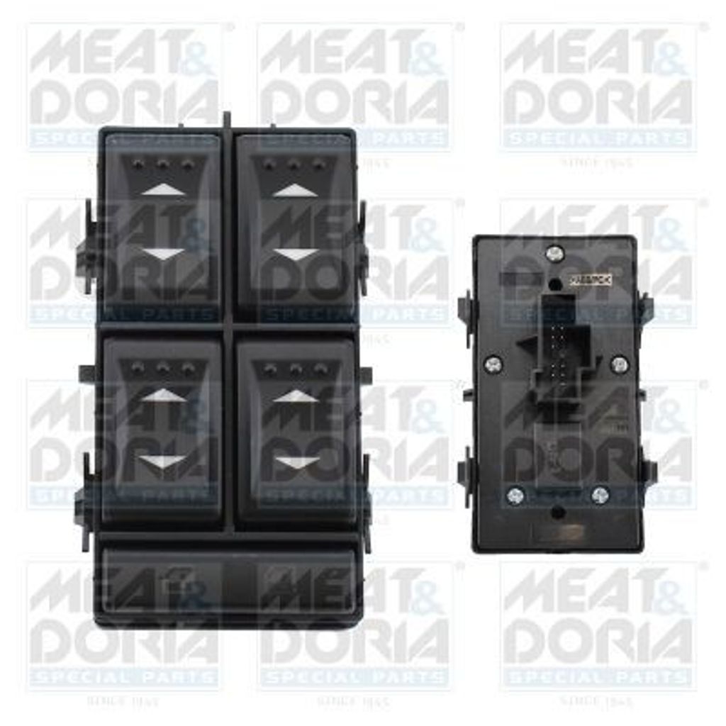 MEAT & DORIA 26446 Fensterheberschalter für FORD MONDEO III Kombi (BWY) Vorne Links Fensterheber Schalter