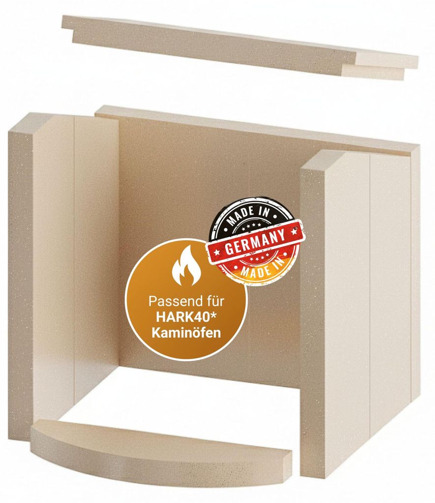 Feuerraumauskleidung 8-teilig passend für Hark 40 ** Produktbild 