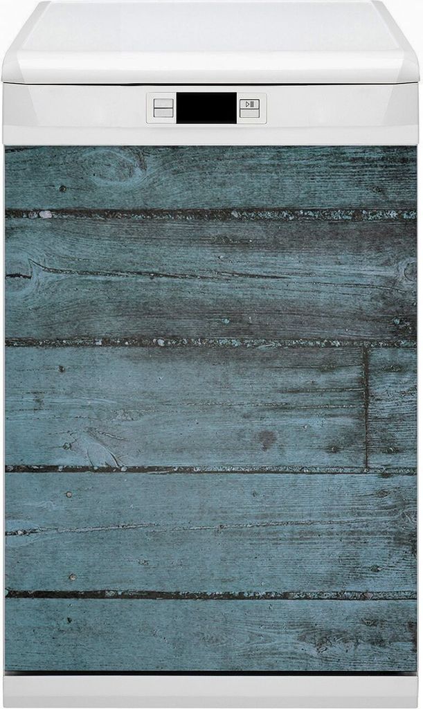 Geschirrspüle Magnet für Spülmaschine Magnetmatte Küche Magnete Dekorative 45x80 cm - Blaue Boards
