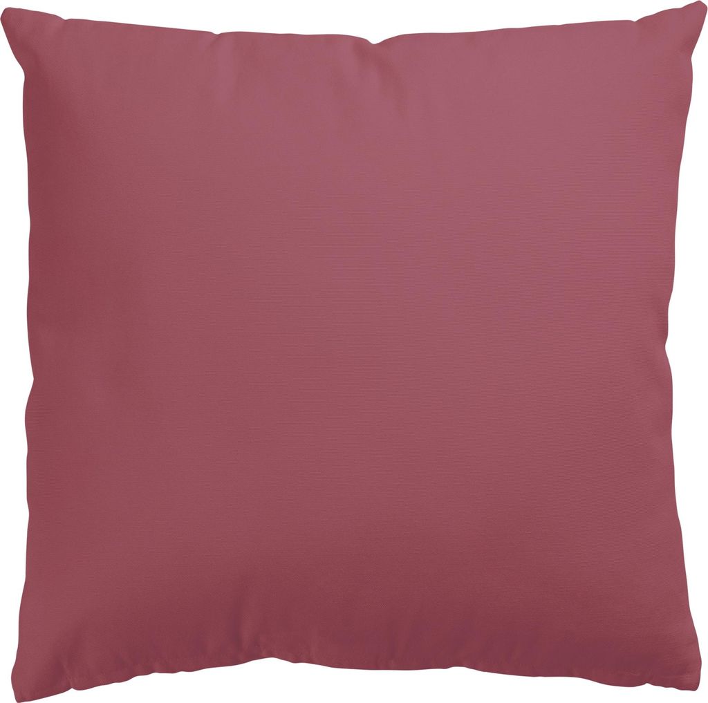 Dekokissen mit Motiv drinnen / Indoor Zierkissen Samt waschbar Design rosa Unifarben Sofakissen mit Füllung