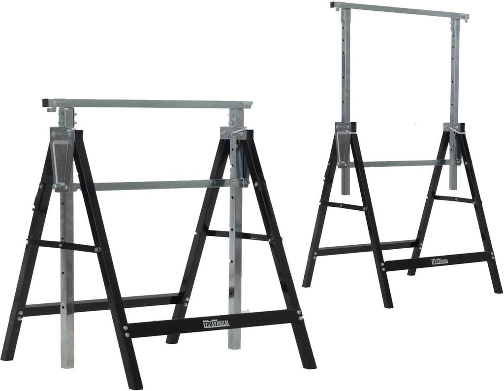2 x Arbeitsbock 7-fach höhenverstellbar bis 400 kg Stahl Produktbild