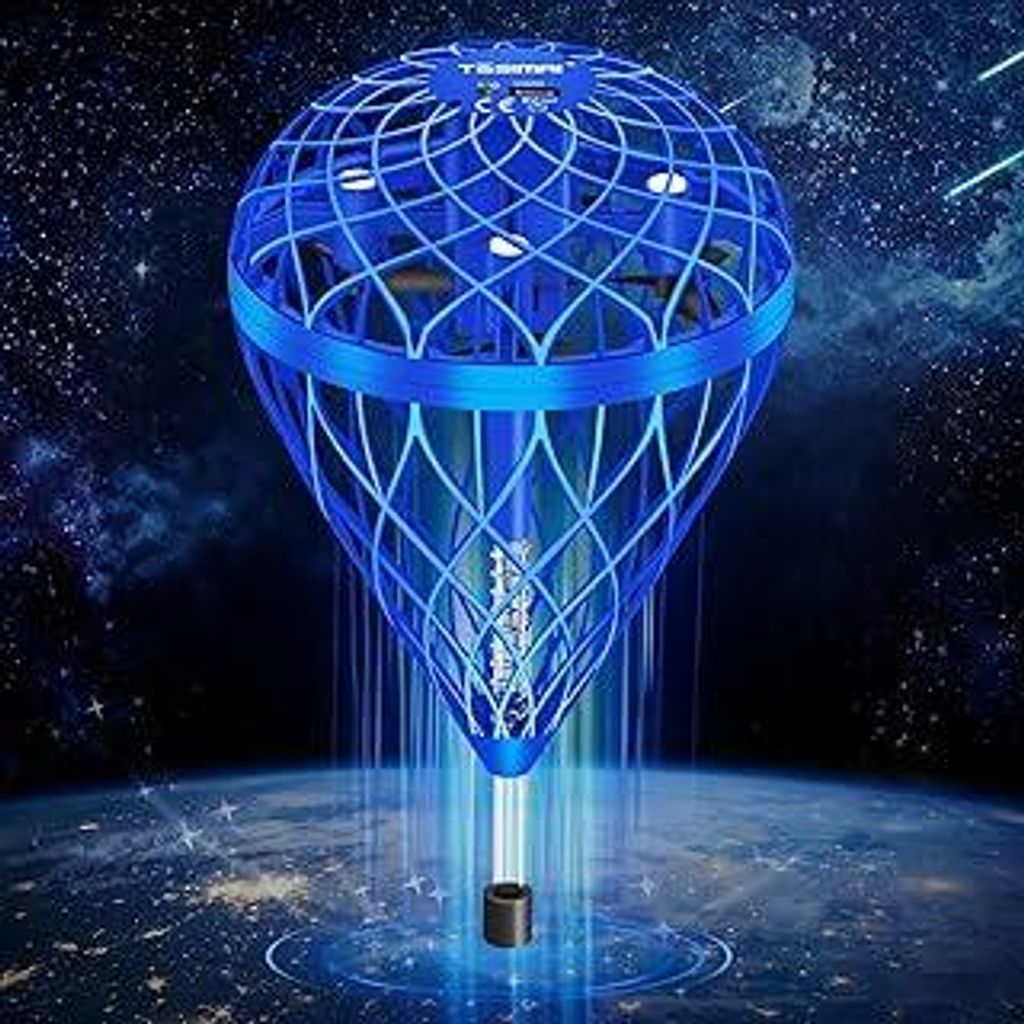 Fliegender Ball, Mini Drohne für Kinder Spielzeug ab 6 7 8 9 10+ Jahre,Flying Ball mit Licht, 3D Drehung, Hand Controlled Springen Hover Ball, Ind...