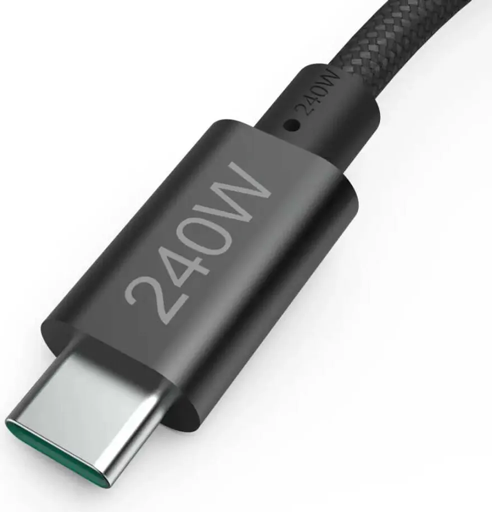 Câble de recharge rapide USB-C 240W et transfert data 5Gbps long 1,5m