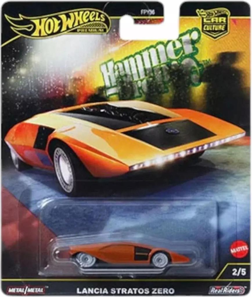 Mattel FPY86; HRV77 - Hot Wheels LANCIA STRATOS ZERO - % Produktbild 