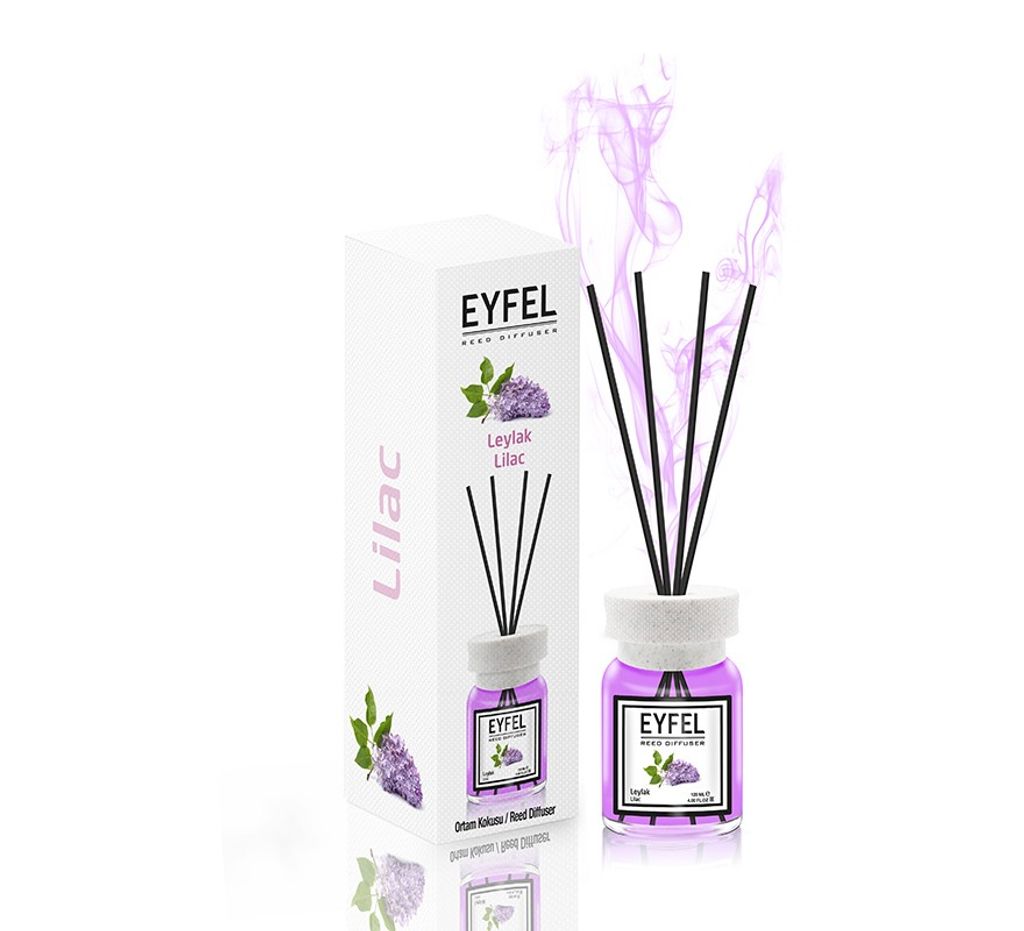 Eyfel Vonný Difuzér S Tyčinkami - Lila 120Ml Obrázek produktu 