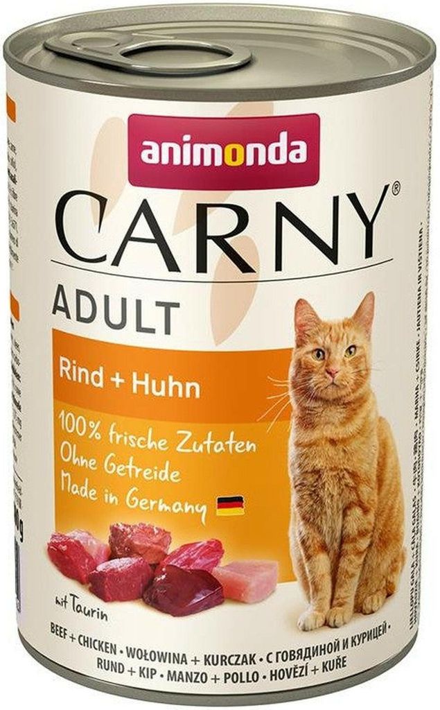 Animonda Cat Dose Carny Adult 6x400g  |  Rind & Huhn Produktbild 