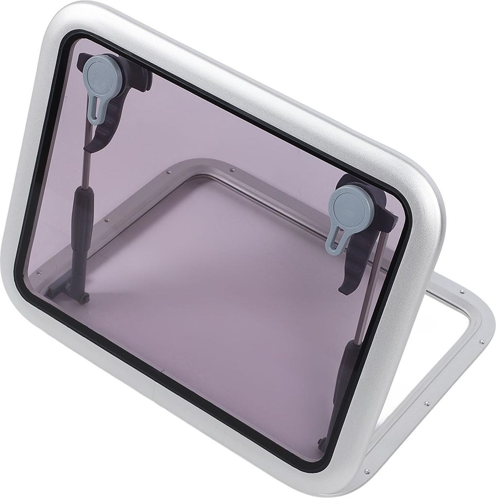 457 x 327 mm Boot-Oberlichter, Fenster, quadratisch, herausschiebbares Deck, Bullauge, Lüftungsluke für Yacht, Wohnmobil, Schiff