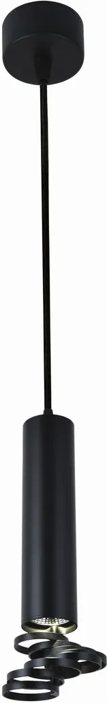 Suspension TUBA noire pour éclairage de bar ou table de salle à manger