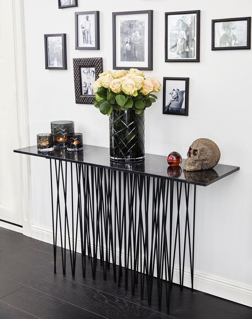 Venture Home Tisch Stone Schwarz