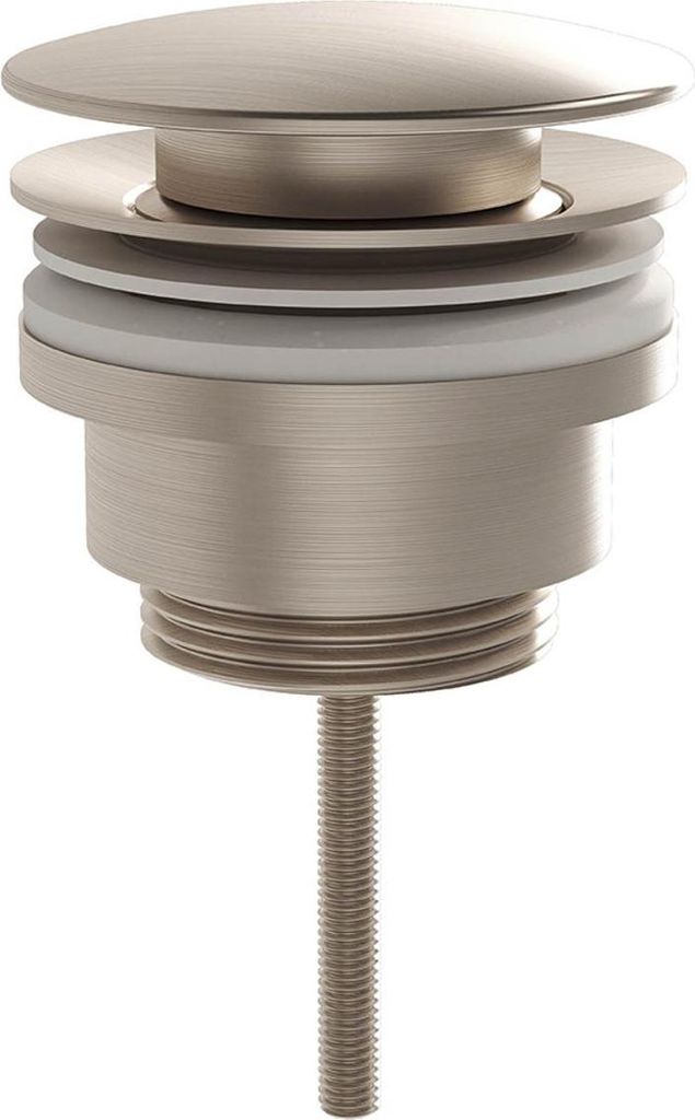 Universelles Ablassventil aus gebürstetem Nickel | A4514834