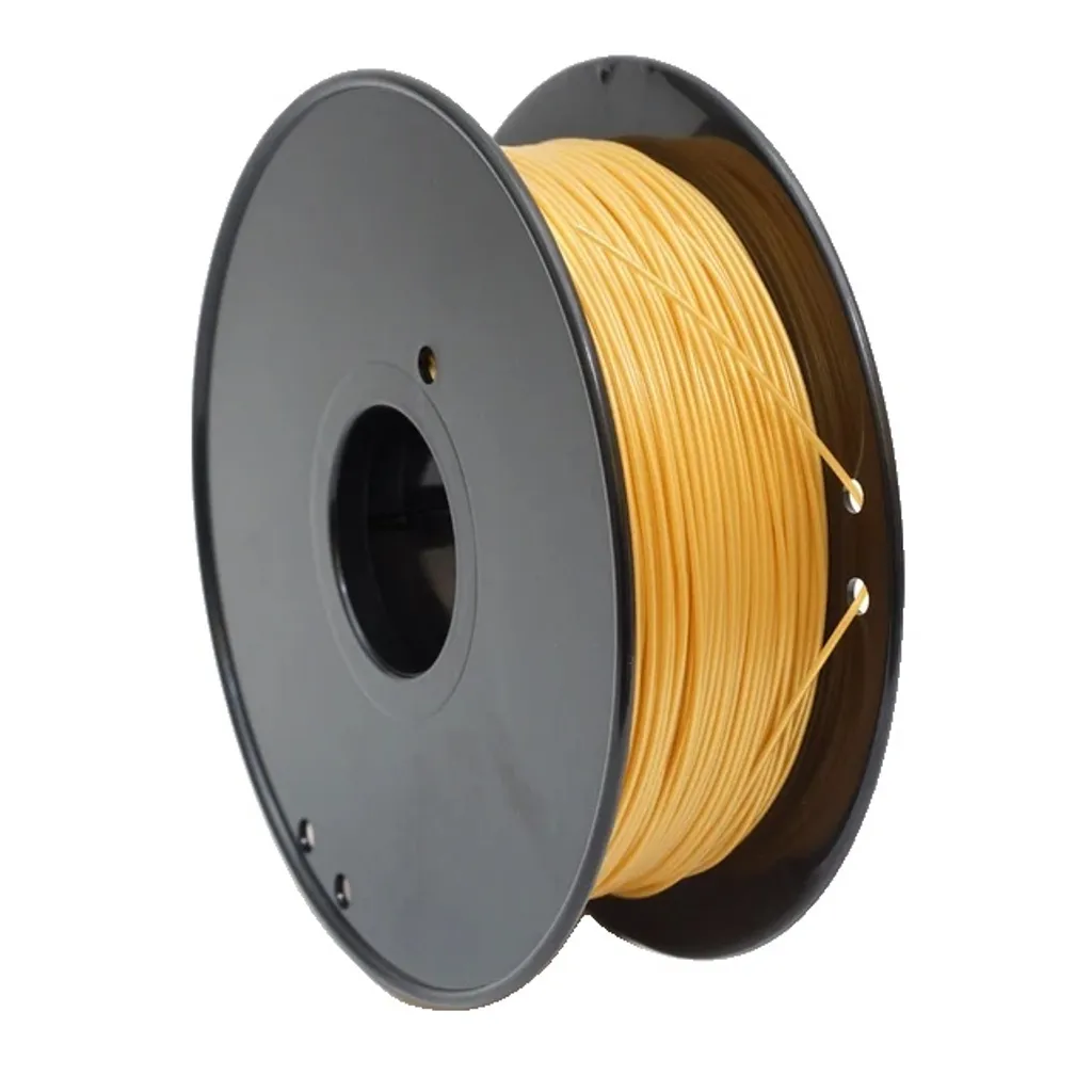 Filament TPU flexible 1.75mm couleur or, bobine 1kg pour imprimante 3D