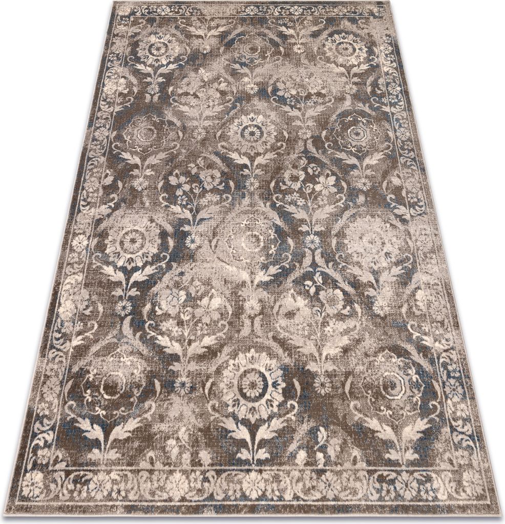 Teppich Wolle NAIN Ornament, vintage, 7601/51625 beige / blau beige 160x230 cm