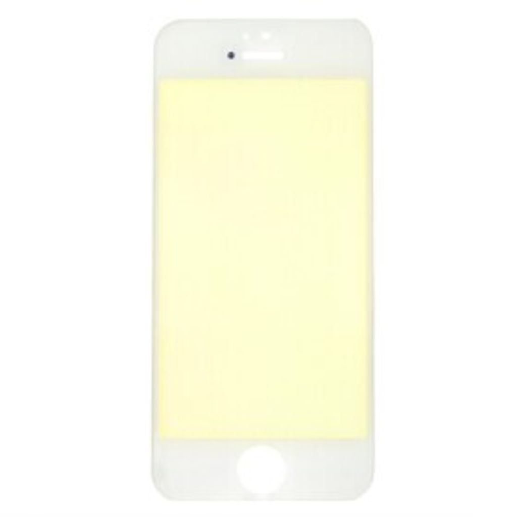 Displayglas für iPhone 5 weiß LCD + Rahmen Displayschutz