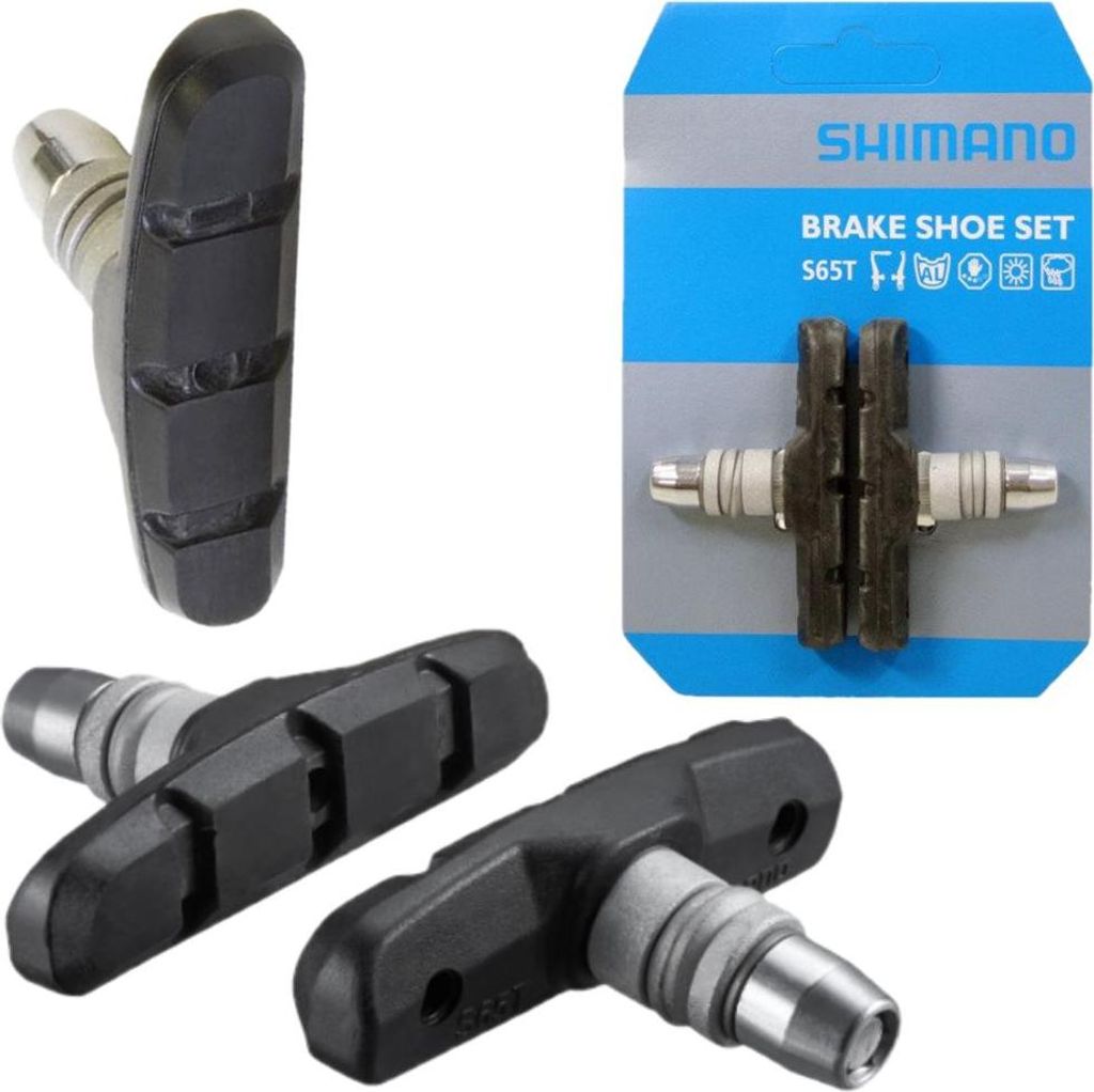 SHIMANO Fahrrad-Bremsschuhe V-Bremse schraubbar Produktbild 