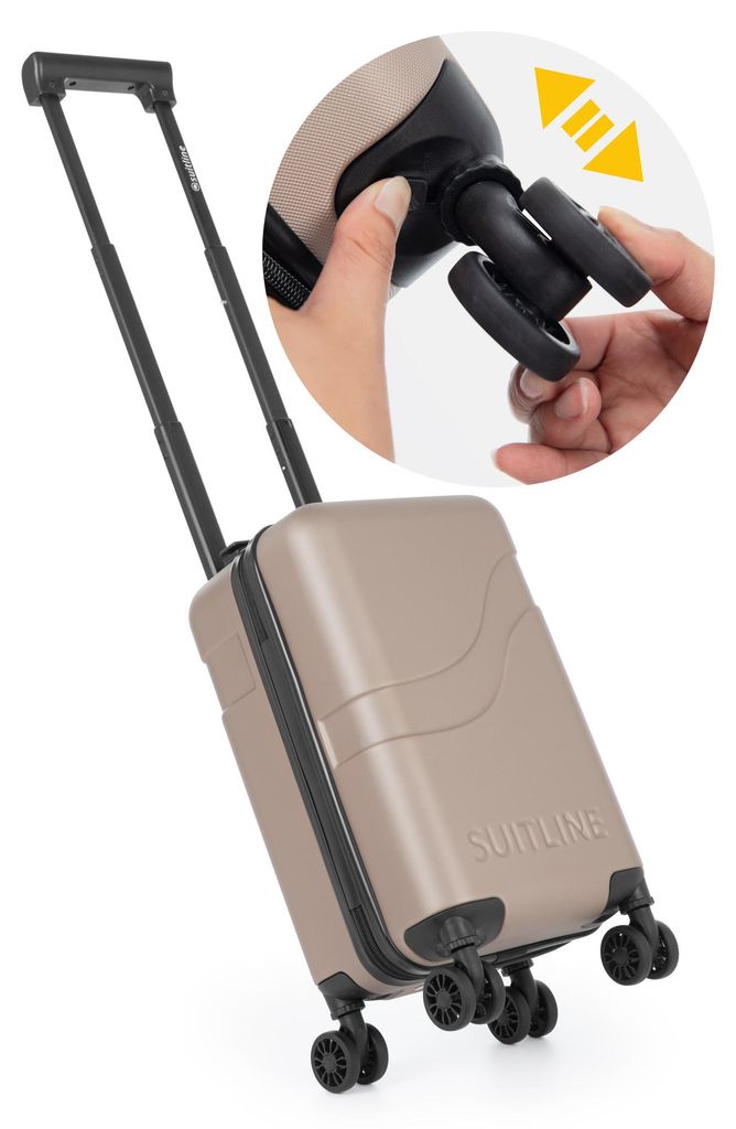 Suitline Clix-Lite - kleiner Koffer abnehmbare Rollen Produktbild 