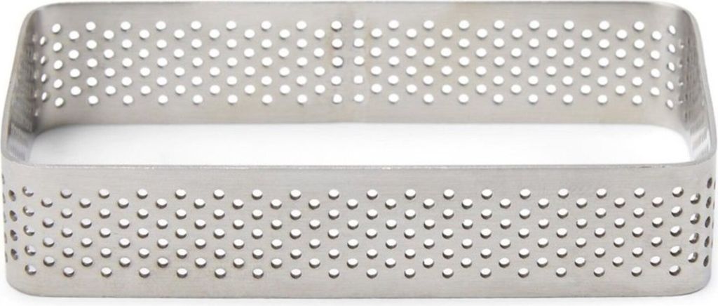 Patisse perforierter rechteckiger Backring 10x6cm P02165