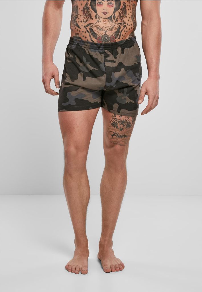 Urban Classics Pánske boxerky Nute hnedo-zelená 4XL Obrázok produktu 