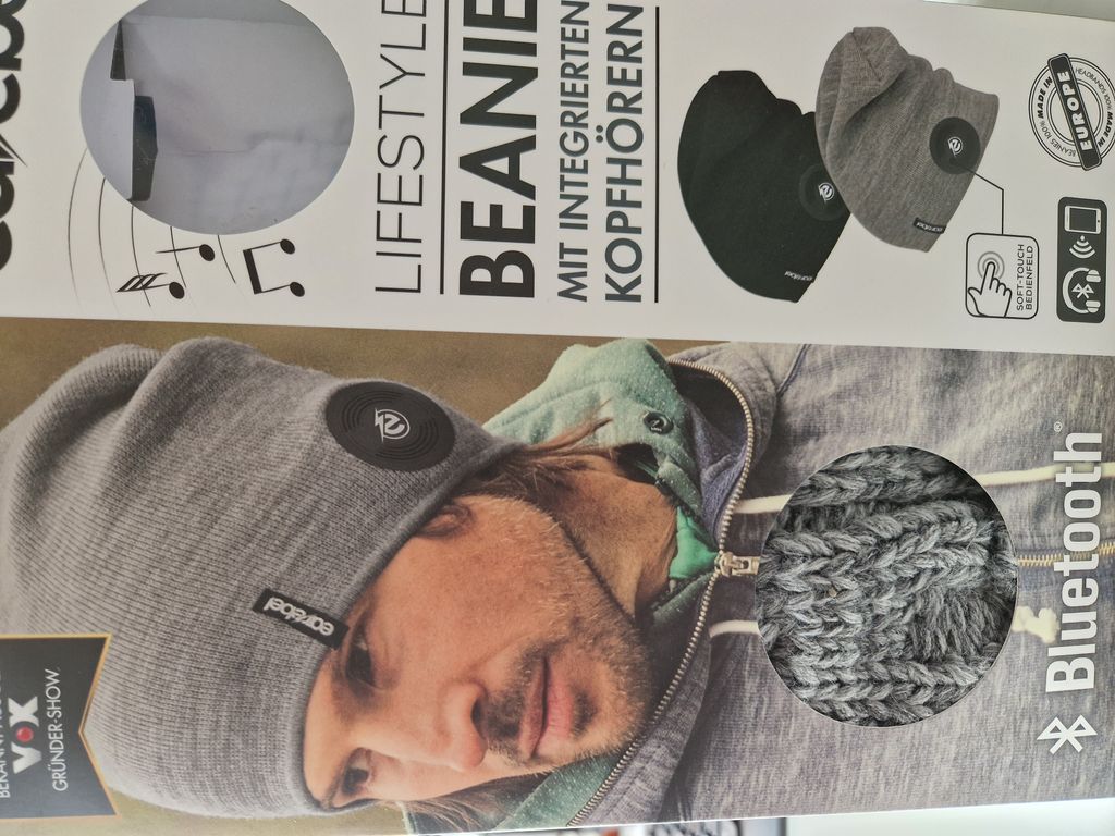 earebel Beanie Trenza in Grau - Bekannt aus "Die Höhle der Produktbild 7