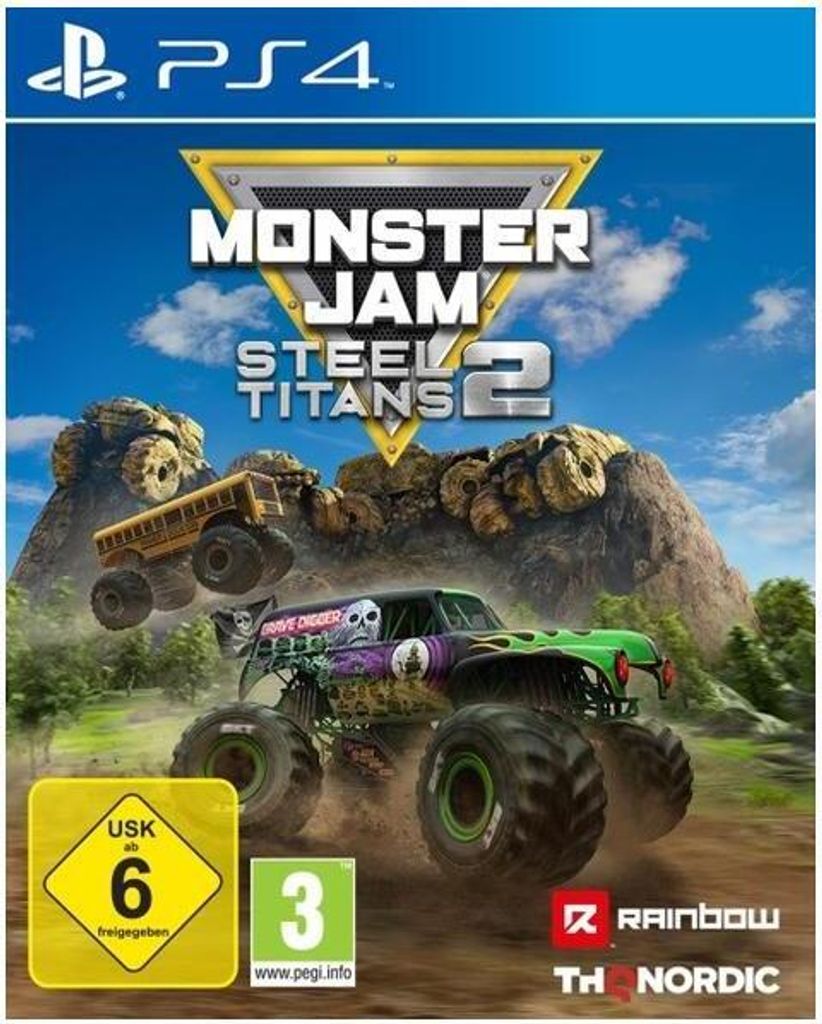 THQ Monster Jam Steel Titans 2, PlayStation 4, Multiplayer-Modus, E (Jeder)
