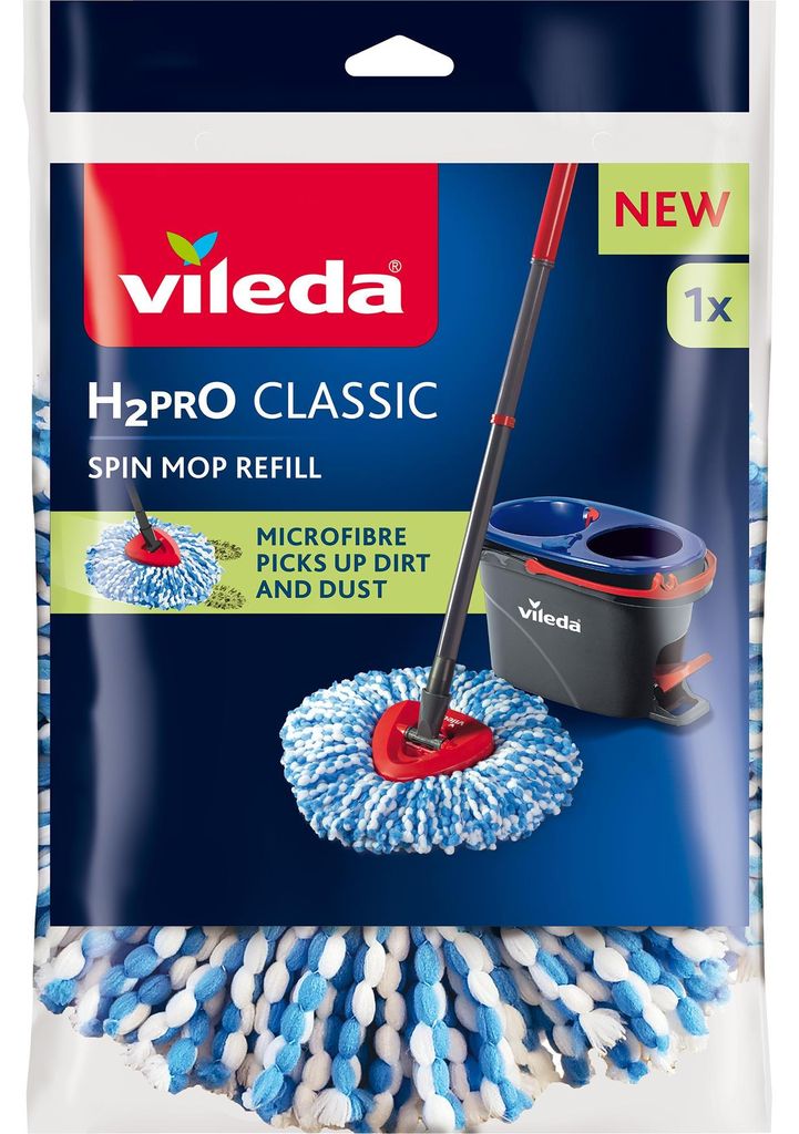 Recharge pour balai à franges Vileda H2prO Spin Mop Image du produit 
