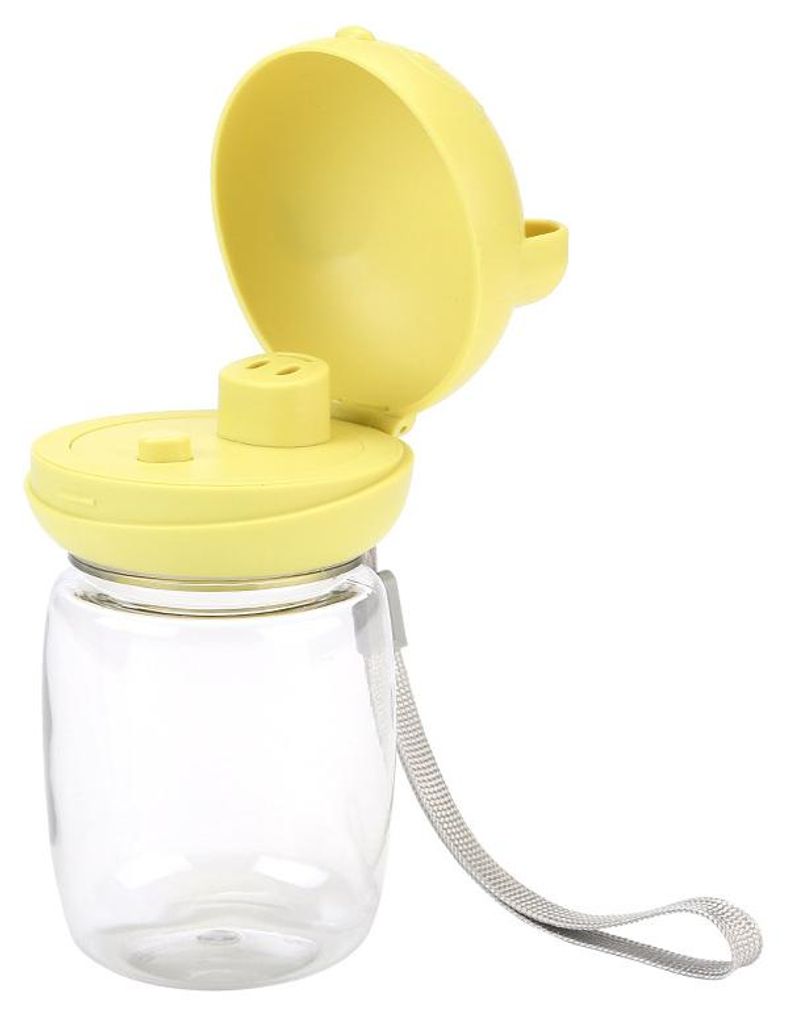 Tragbare faltbare Haustier-Trinkflasche für Hunde & Katzen – Wasserflasche für unterwegs, Gassi gehen, Outdoor,Yellow