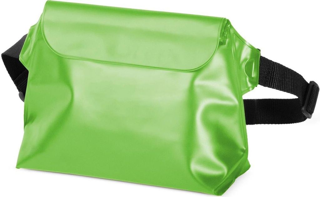 Conie Hüfttasche wasserdicht aus PVC Universal Handy Freizeit Tasche Outdoor Hülle Regenfest Aufbewahrung Geldbörse in Grün