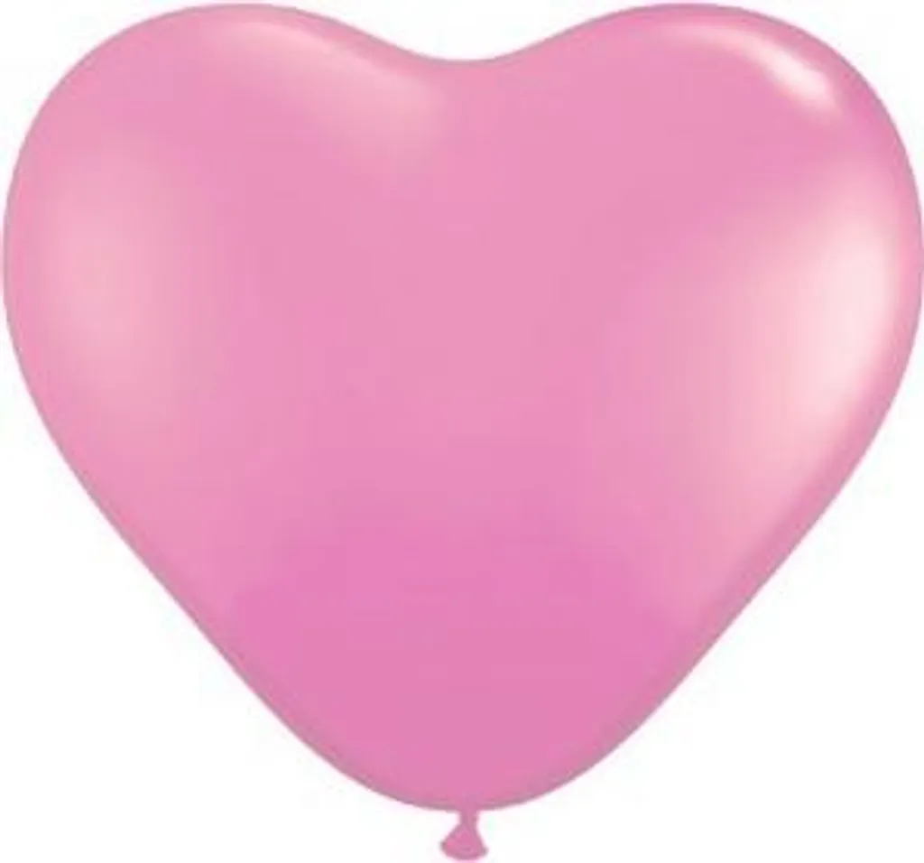 Ballons Cœur Pastel Rose Clair 100 pcs - Décoration Mariage et Fête