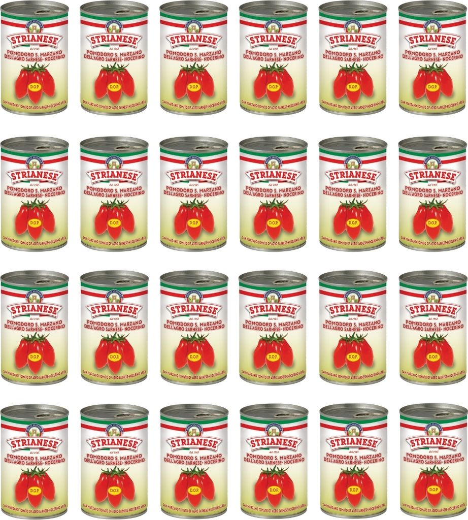 San Marzano-Tomaten 400 g x 24 - Strianese Produktbild 