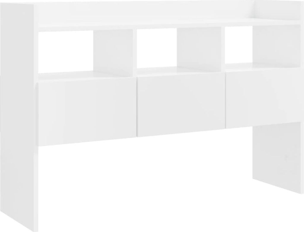 Sideboard Hochglanz-Weiß 105x30x70 cm Holzwerkstoff