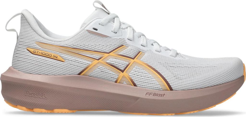 ASICS GT-1000 14 W - White/Rubble Red