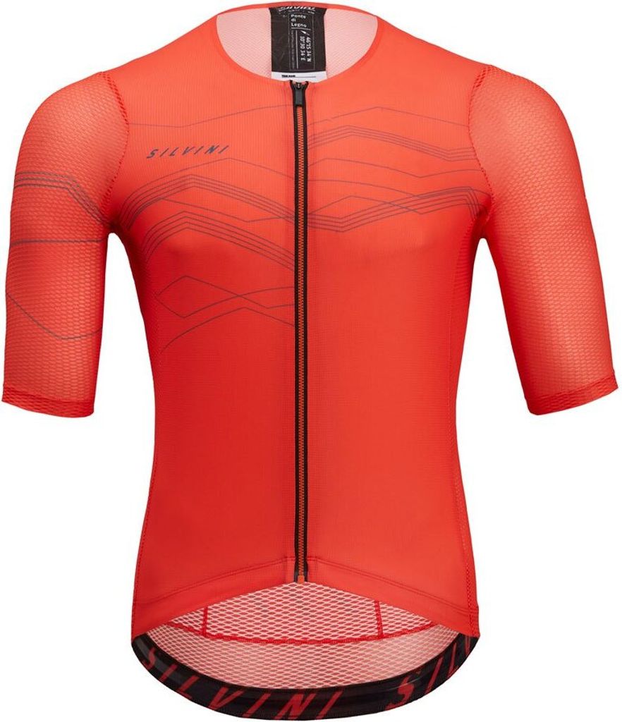 Silvini Legno MD2000 Trikot Herren kurz rubingrau größe M 3122-MD2000-21123